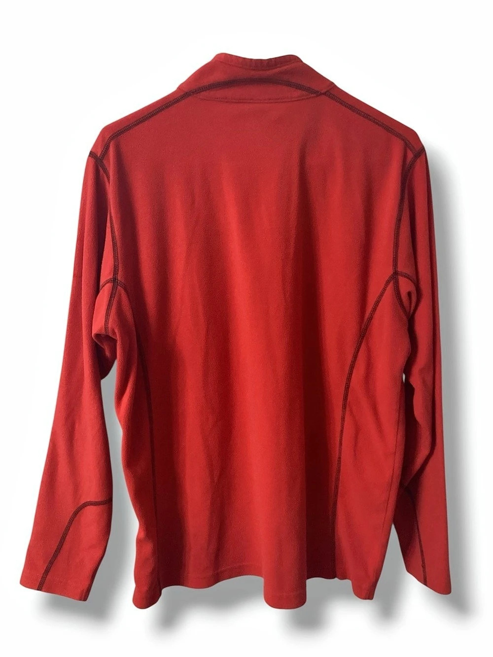 Columbia Men's Klamath Range II Half-Zip Fleece Red Medium - Picture 2 of 4
